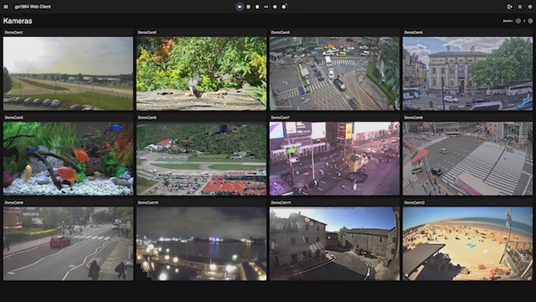 go1984 Web Client – Camera Overview